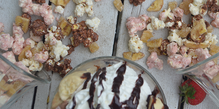 Banana Split Popcorn