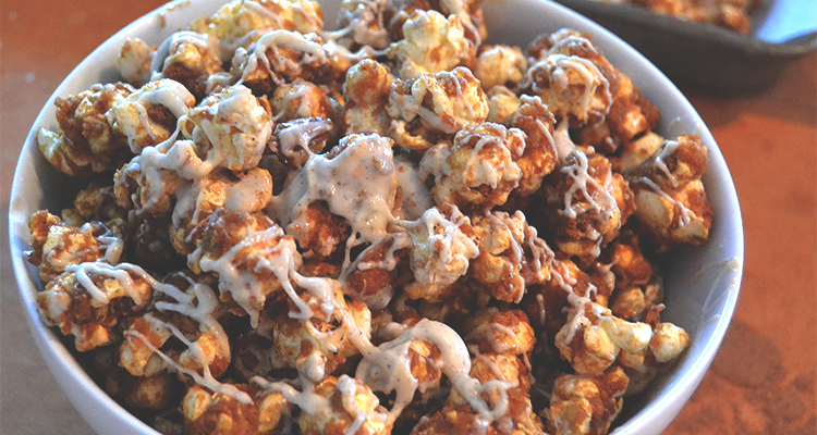 Cinnamon Roll Popcorn