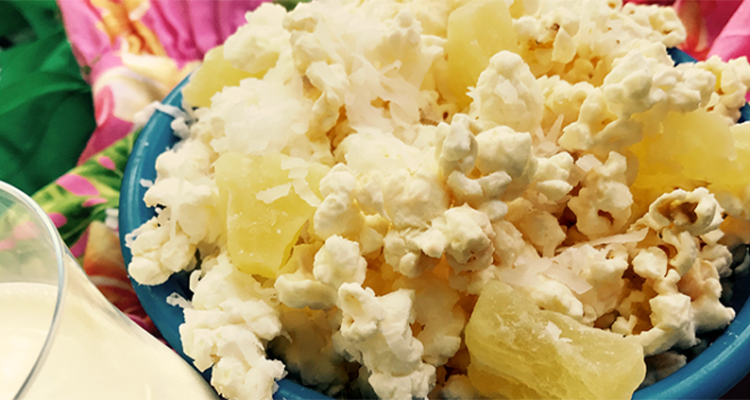 Tropical Piña Colada Popcorn